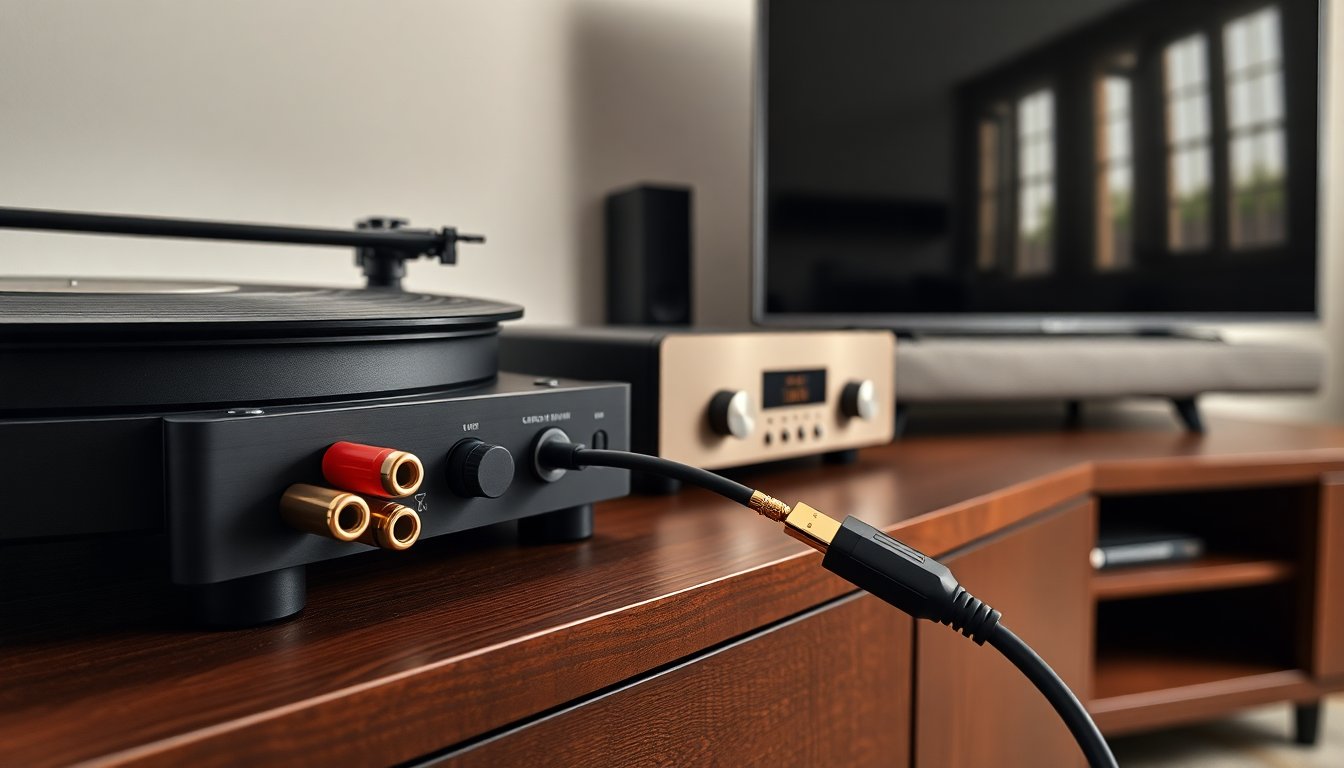 Integrate a turntable, smart TV and soundbar for a united home cinema