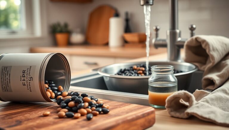 Rinse and drain canned beans for better flavor and nutrition