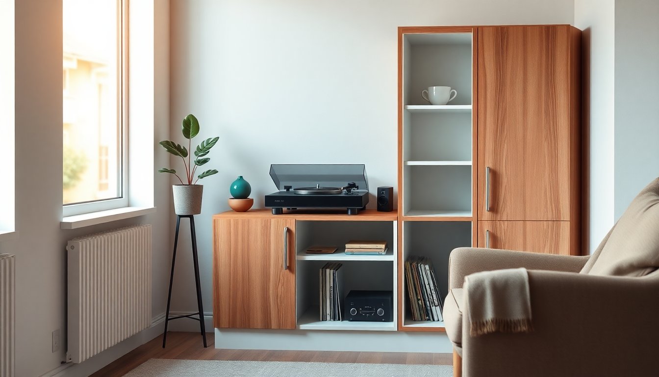 Turn IKEA kitchen units into a stylish hi‑fi cabinet
