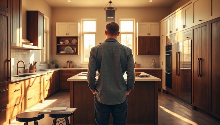 Two-tone kitchen trends: warm wood, islands, and finishes to know